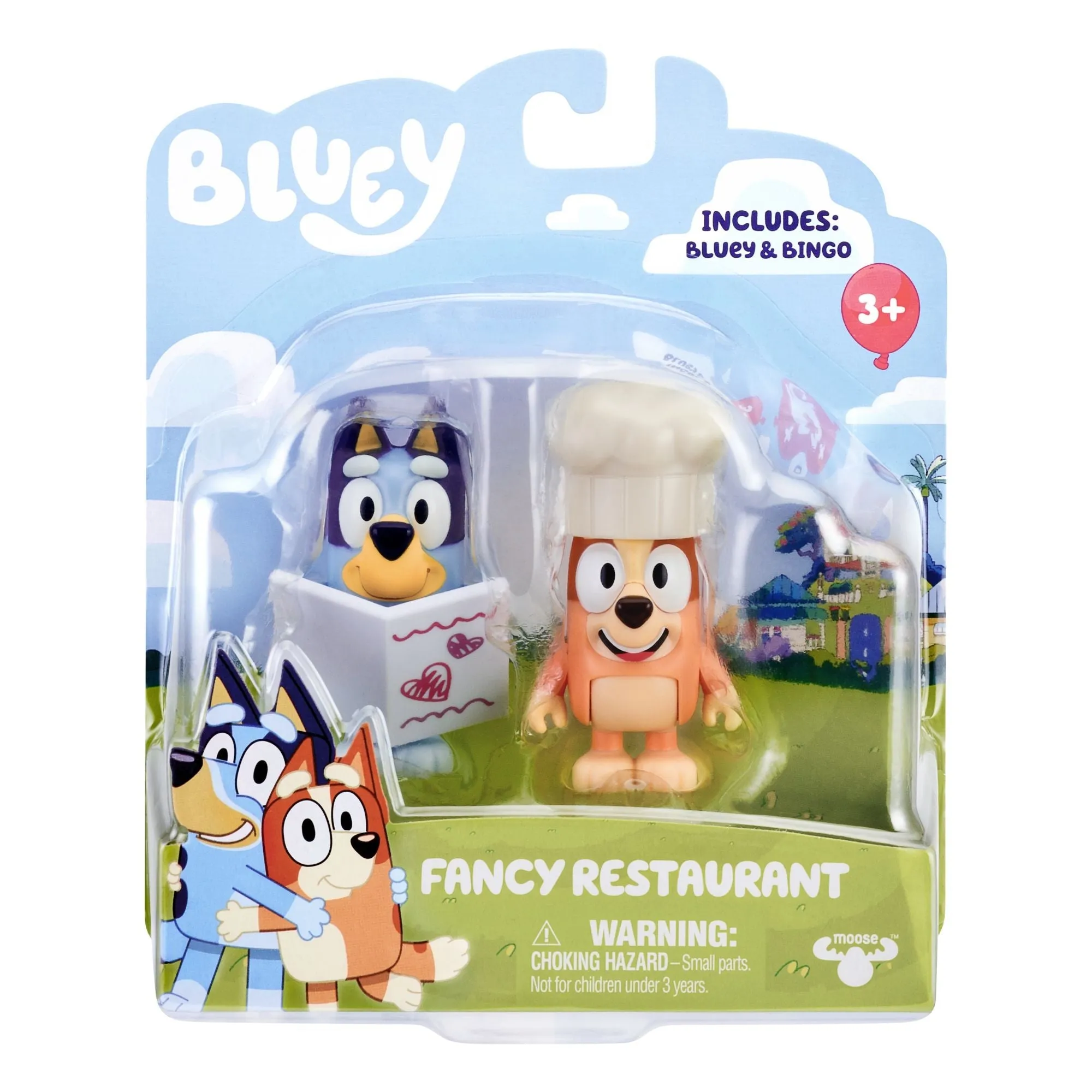 Bluey Figurine 2 Pack Fancy Restaurant