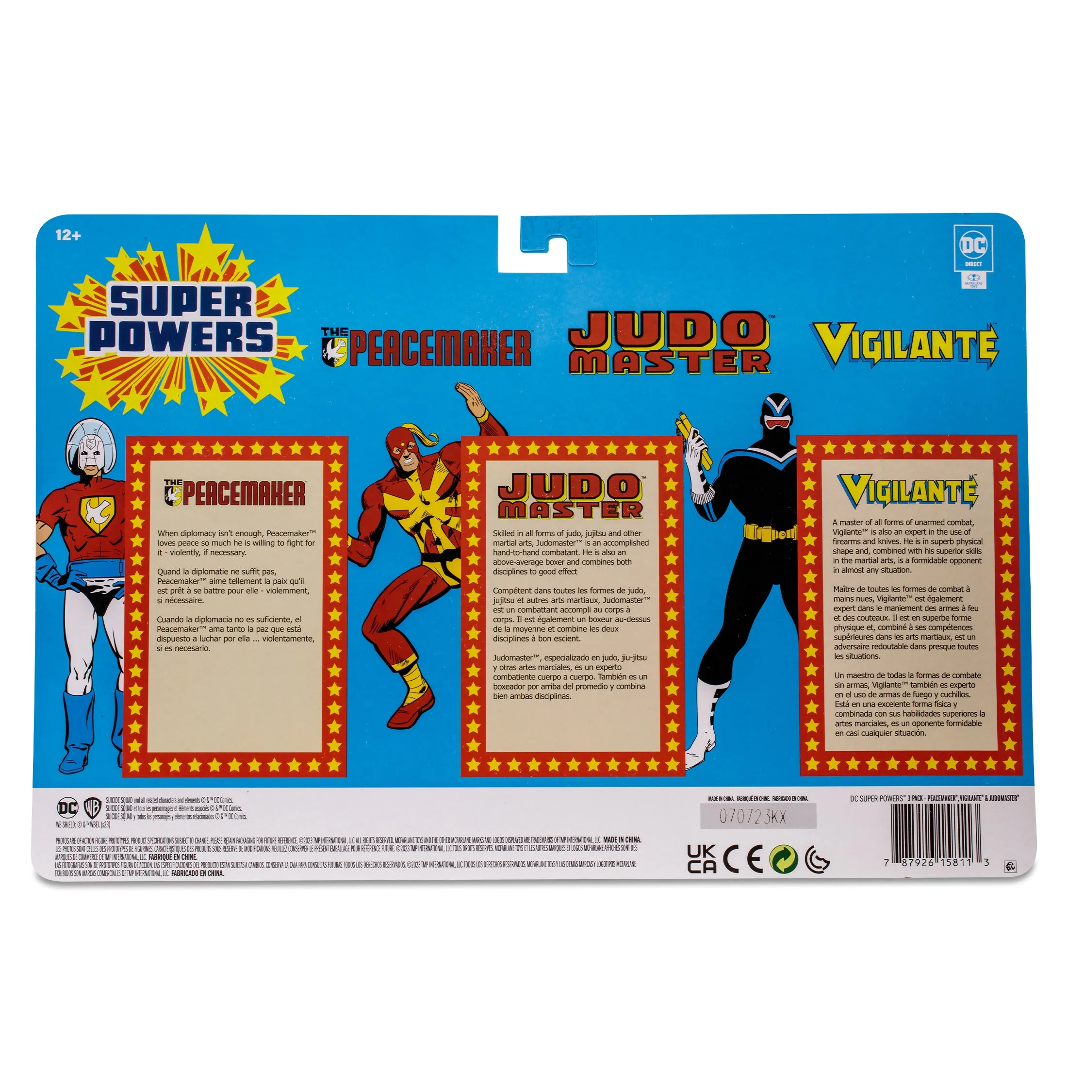 DC Super Powers - Peacemaker, Judomaster & Vigilante Action Figure 3-Pack (15811) LOW STOCK