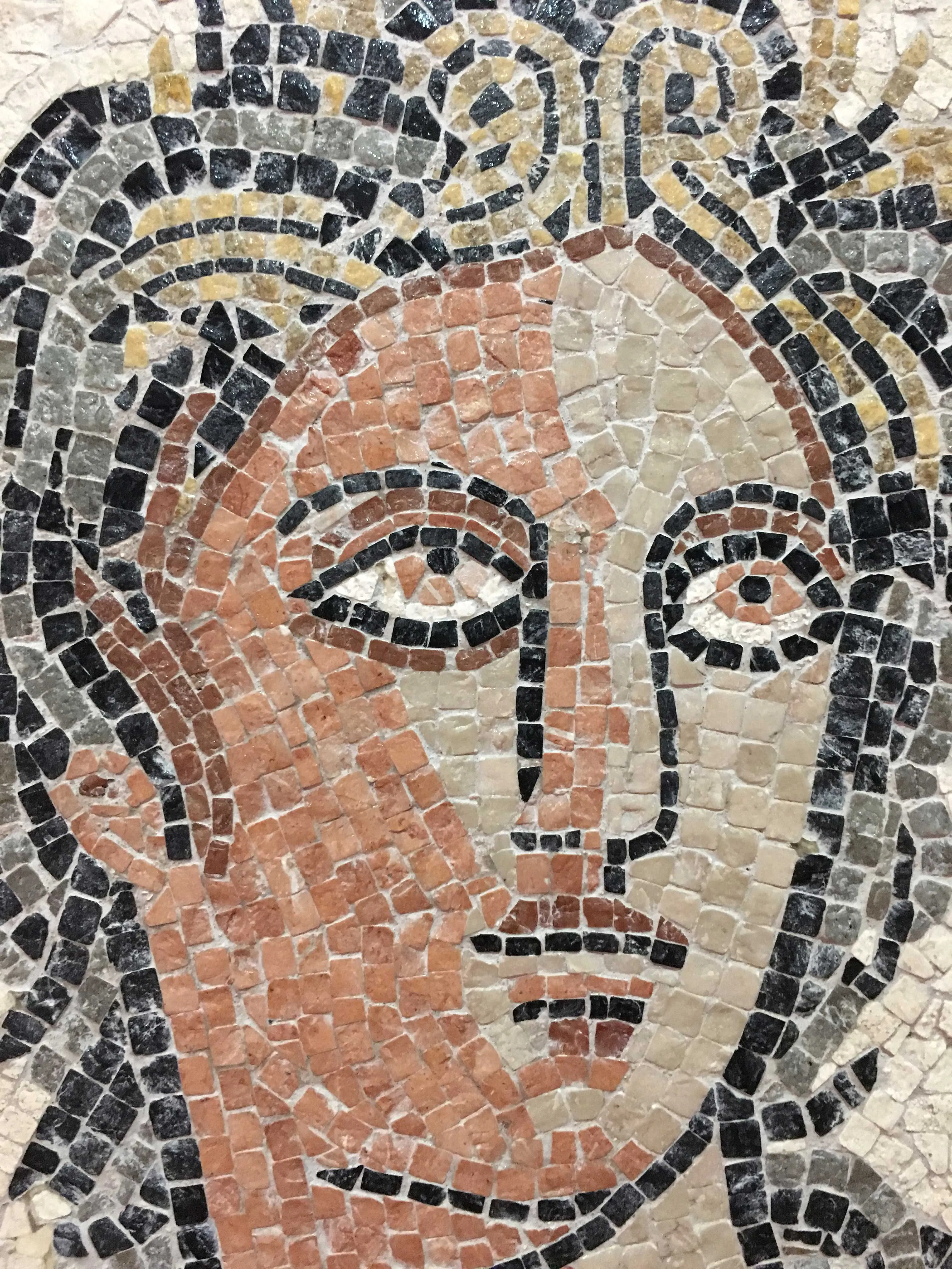 Euterpe, Muse of Music - Incomplete Mosaic