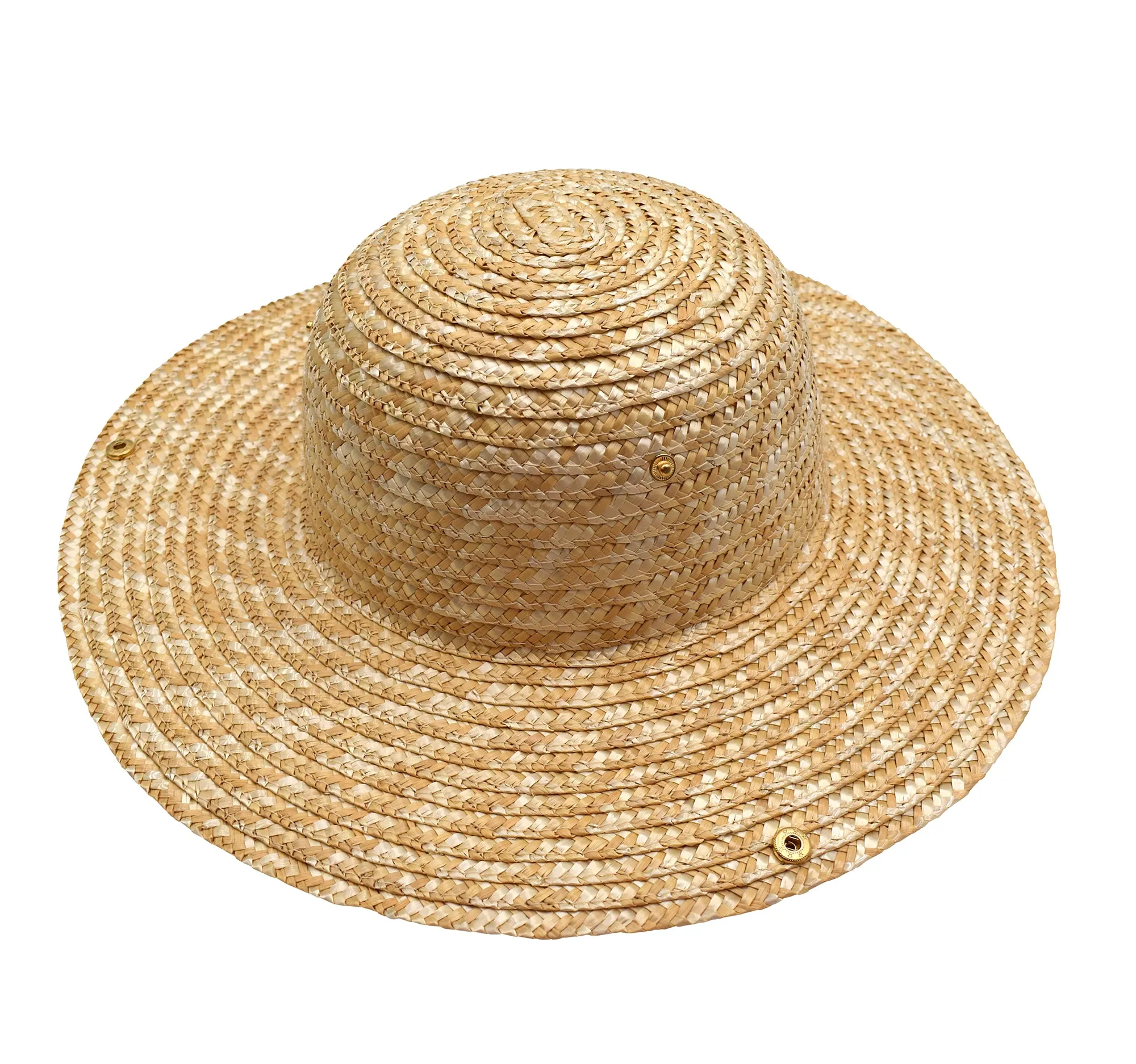 Nicky Bigs Novelties Adult Straw Colonial Tricorn Pirate Hat 3 Cornered Cocked Cap For Cosplay Halloween Costume Accessory