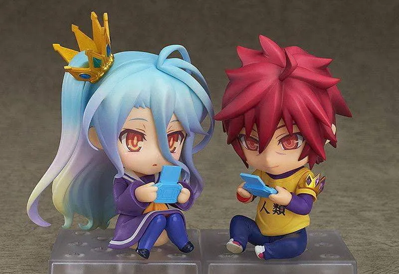 No Game No Life Nendoroid Sora 652 & Shiro 653 PVC Action Figure