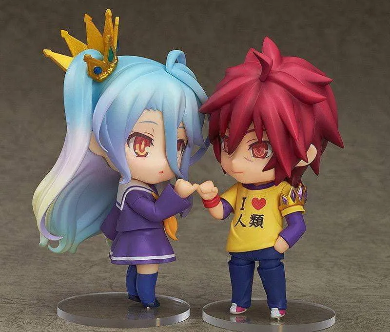 No Game No Life Nendoroid Sora 652 & Shiro 653 PVC Action Figure
