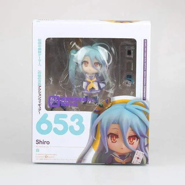 No Game No Life Nendoroid Sora 652 & Shiro 653 PVC Action Figure