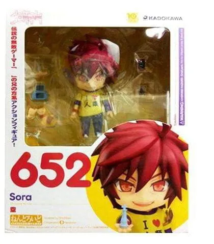 No Game No Life Nendoroid Sora 652 & Shiro 653 PVC Action Figure