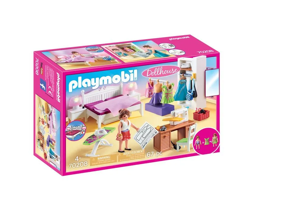 Playmobil 70208 Bedroom With Sewing Corner