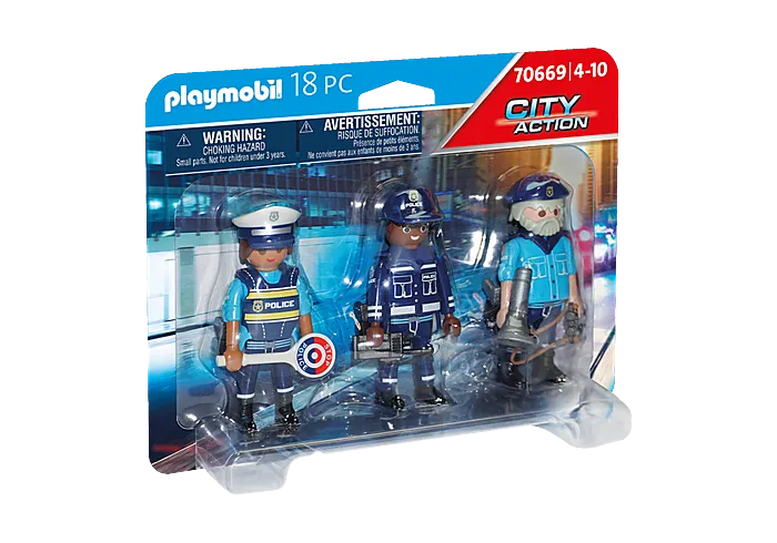 Playmobil City Action Police Figure Set