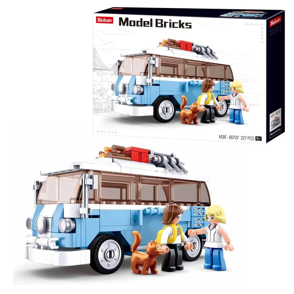 Sluban T1 Car Block Toy Set