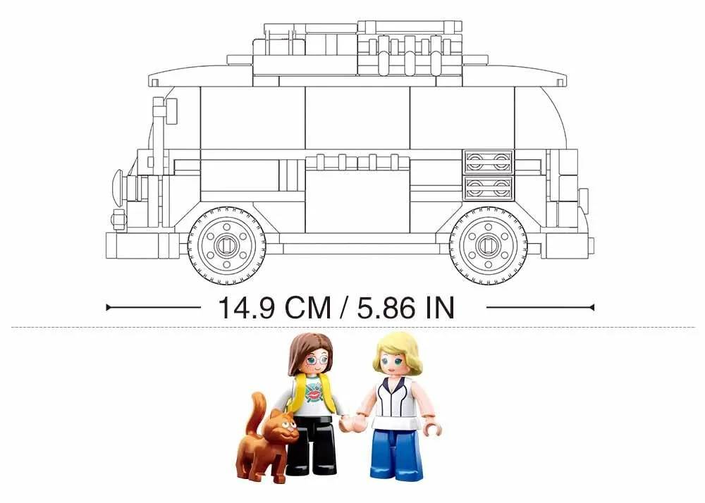 Sluban T1 Car Block Toy Set