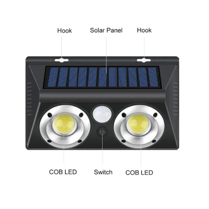 Solar Powered LED Wall Light Q-TY022