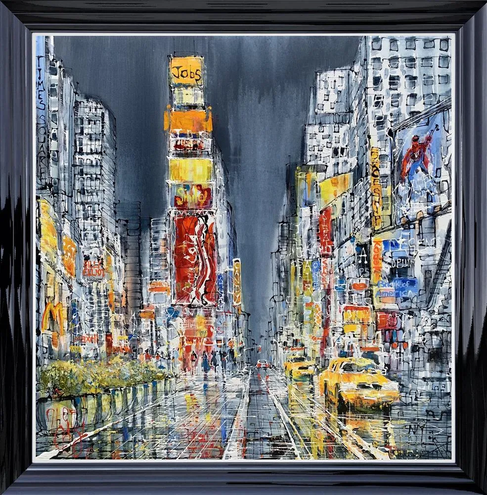 Time Square Rush Hour by Nigel Cooke